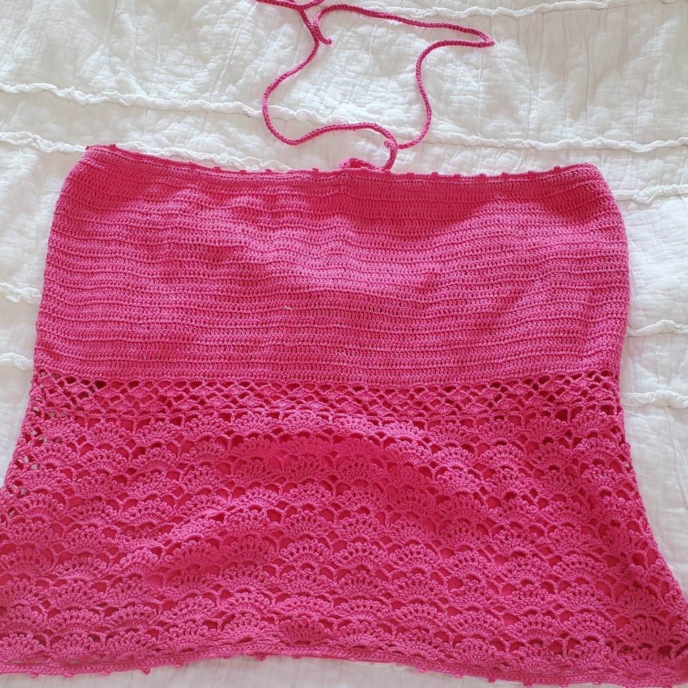 Lily Pulitzer Crochet crop top